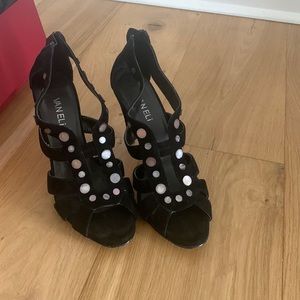 Black Vaneli Heels